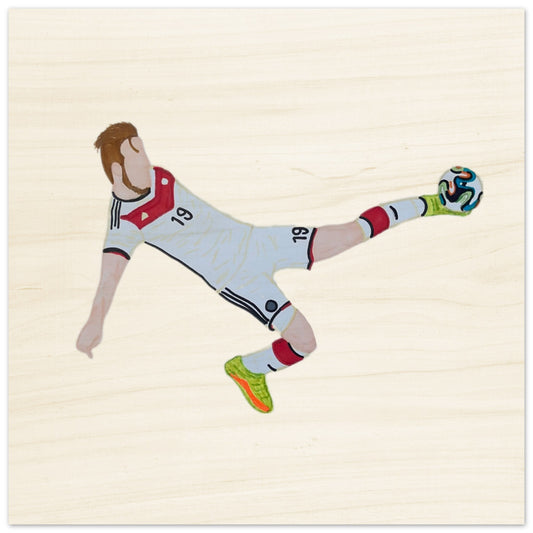 Mario Götze World Cup Winner 8X8 Wood Prints