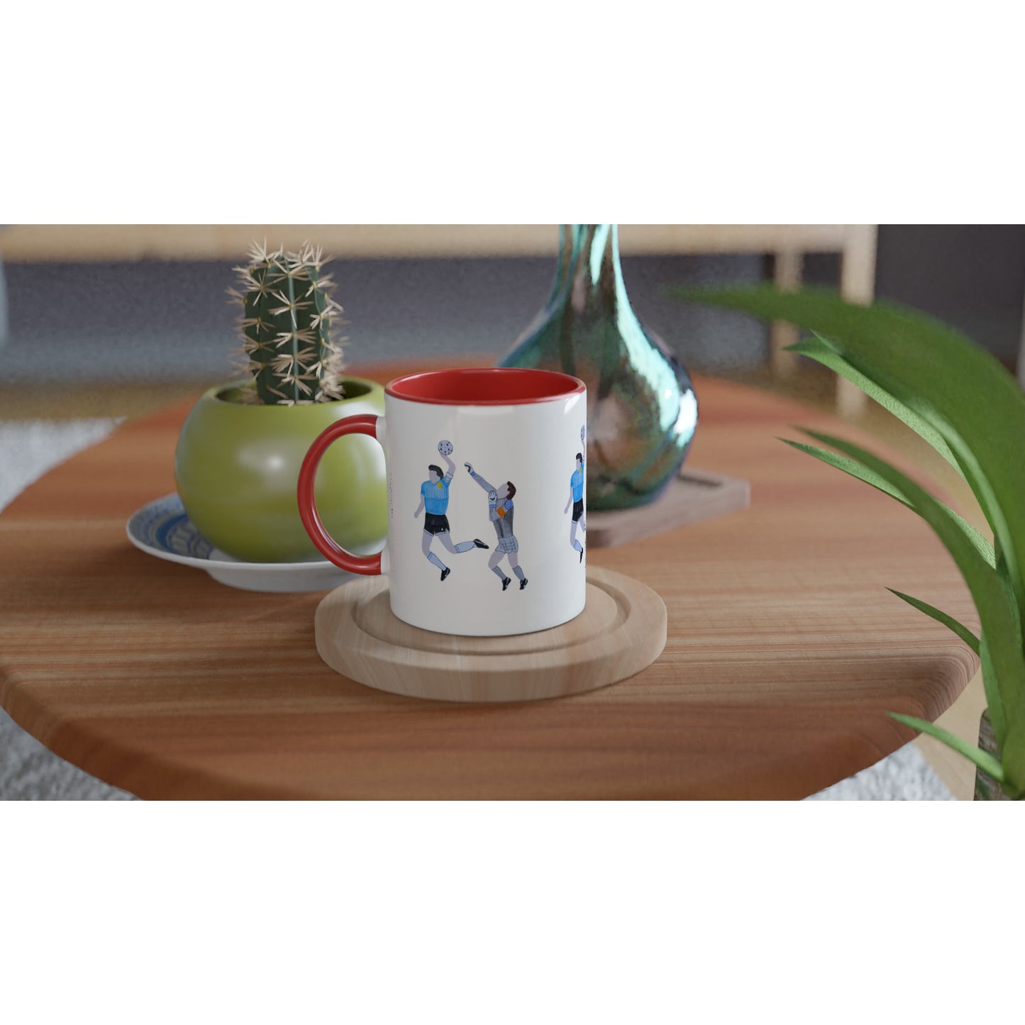 Diego Maradona Hand Of God Mug with Colour Inside