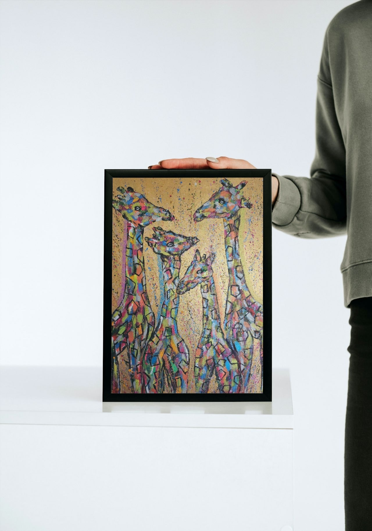 Multicoloured Giraffe