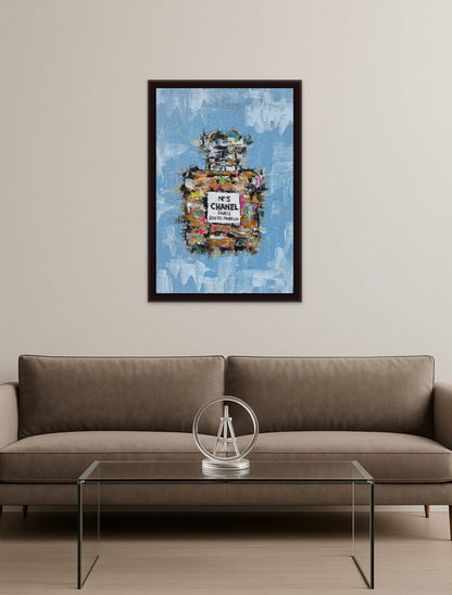 Chanel No 5 Original Acrylic Painting