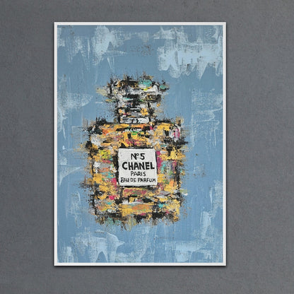 Chanel No 5 Perfume Print