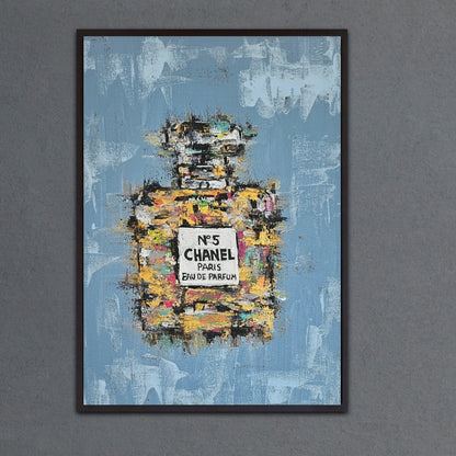 Chanel No 5 Perfume Print
