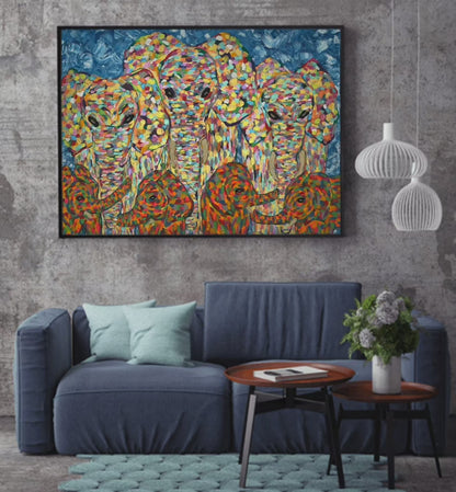 Multicoloured Elephants
