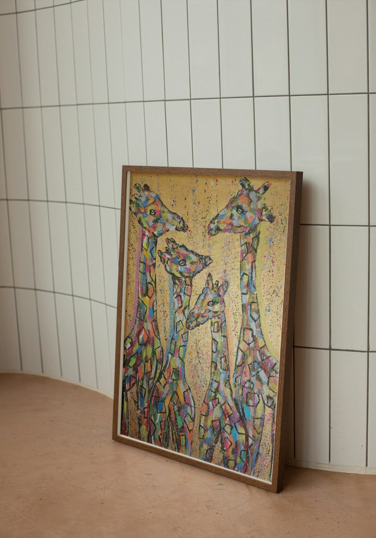 Multicoloured Giraffe