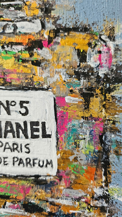 Chanel No 5 Original Acrylic Painting