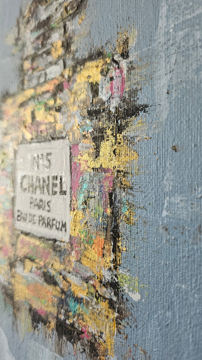Chanel No 5 Original Acrylic Painting