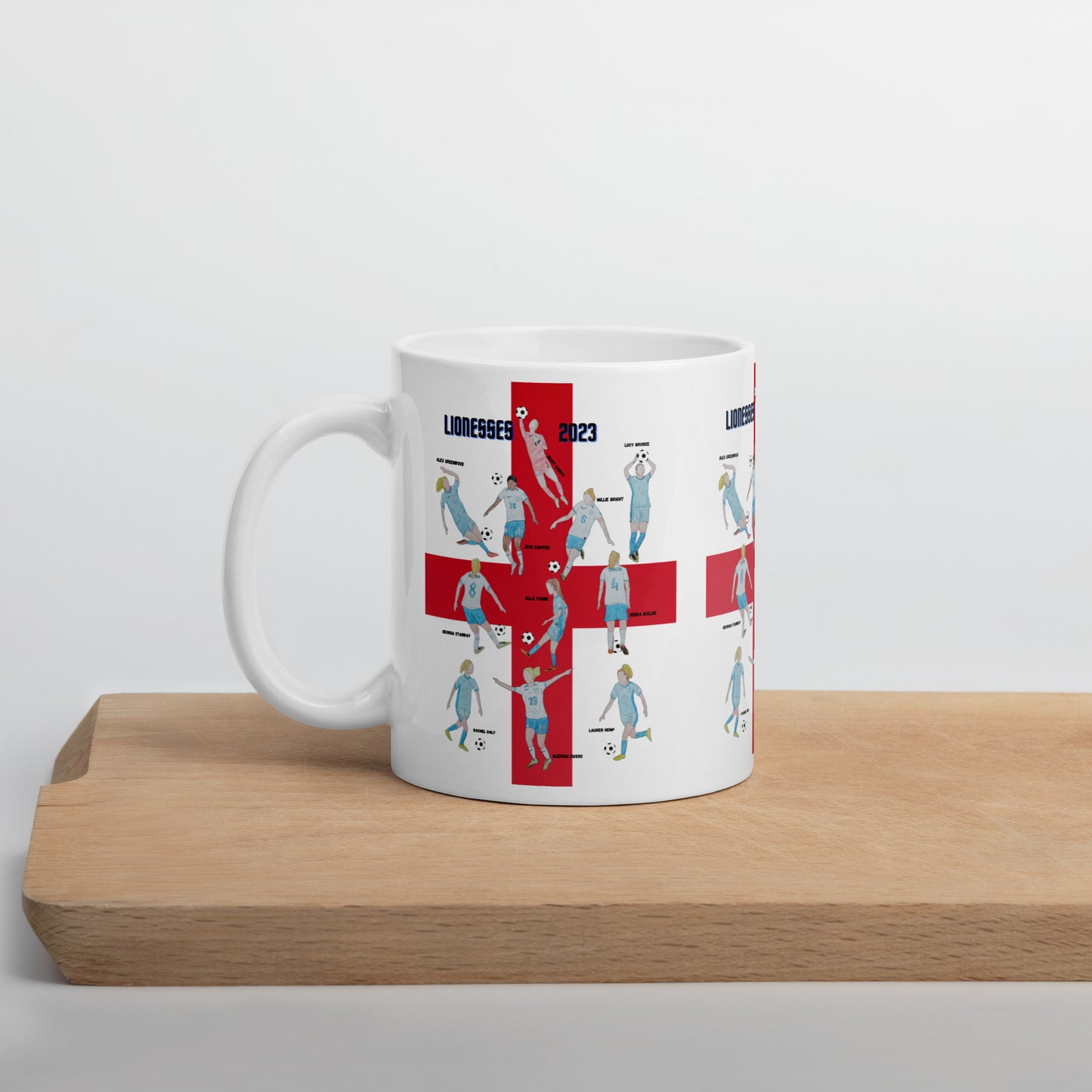 England Lionesses White Mug