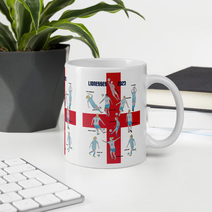 England Lionesses White Mug